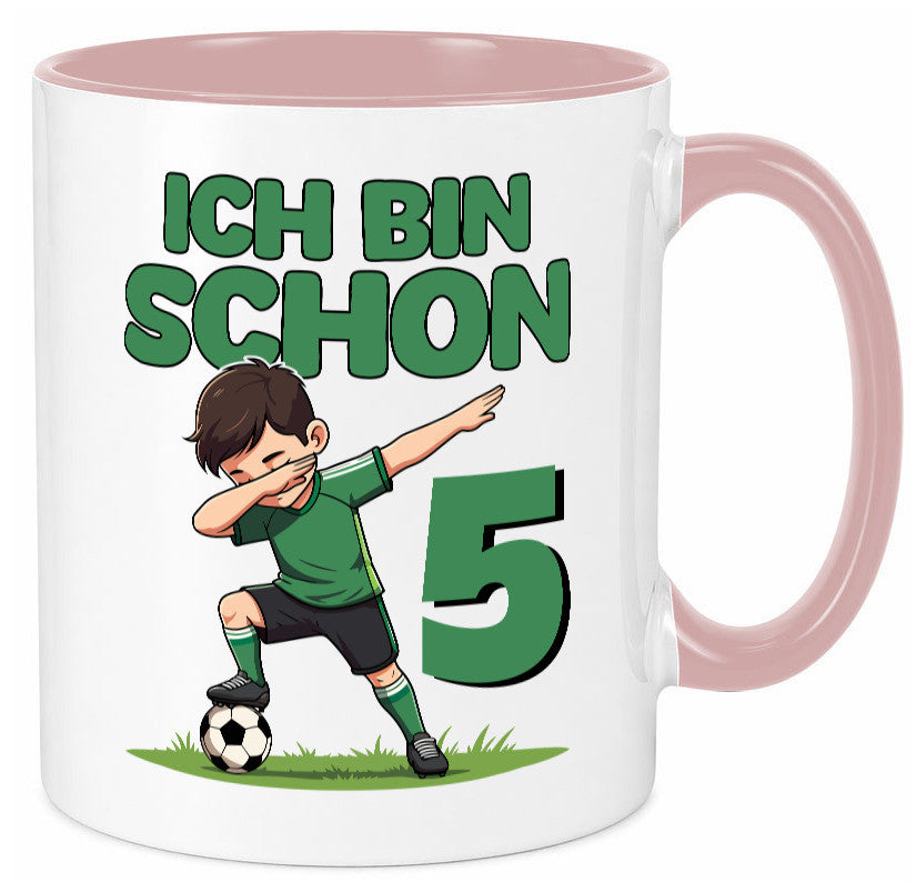 5. Geburtstag | 5 Jahre Fußballer lustiger Spruch Geschenk Geschenkidee Tasse