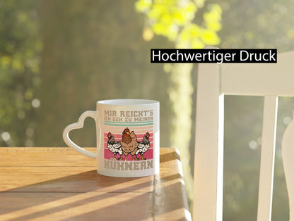 Ich geh zu meinen Hühner | Landwirt Bauer lustig Humor Geschenkidee Geschenk