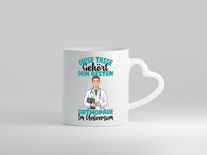 Im Universum: Orthopäde | Orthopädie Humor Geschenkidee Tasse