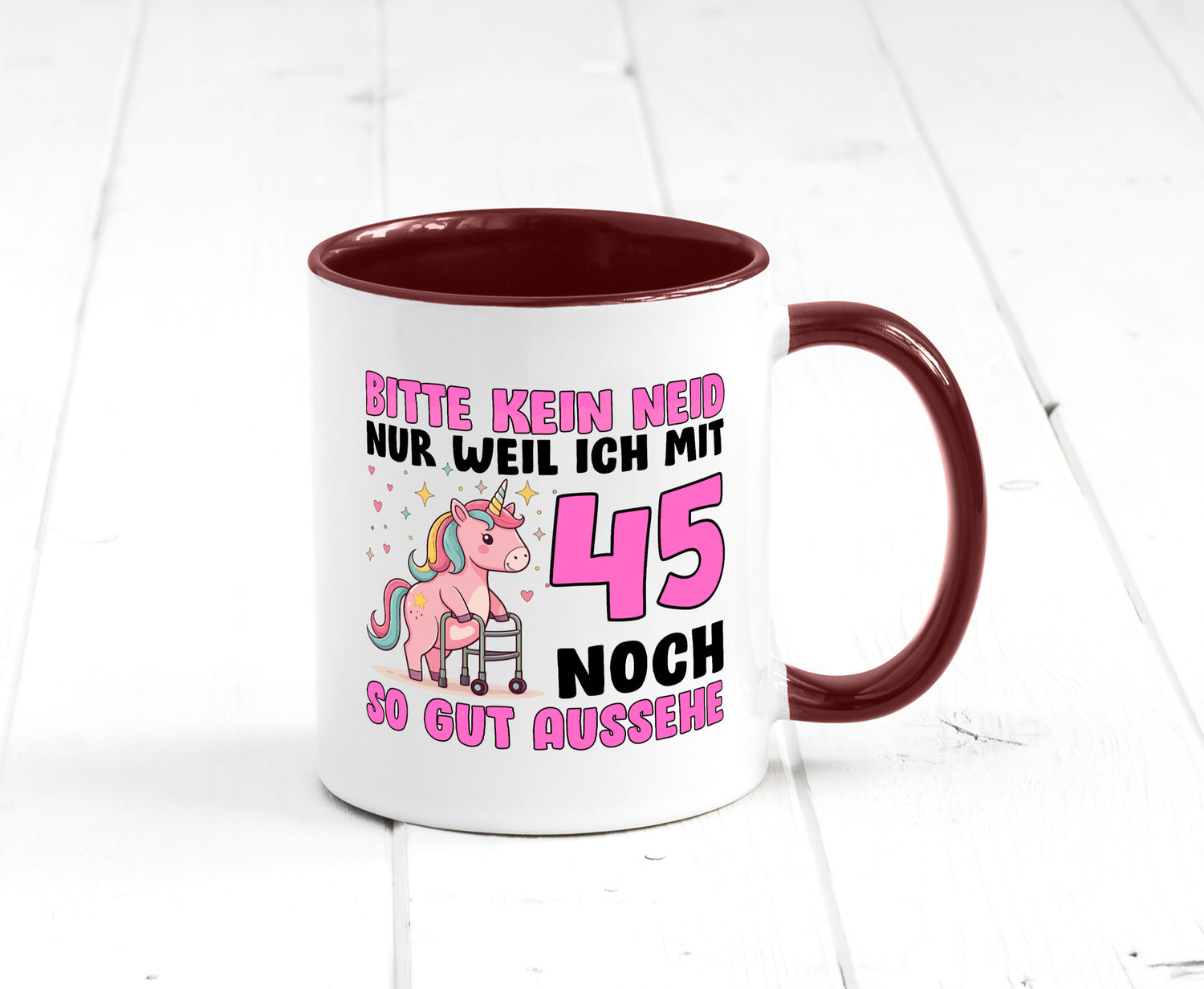 45. Geburtstag | 45 Jahre Mit noch so gut aussehen Geschenk Geschenkidee