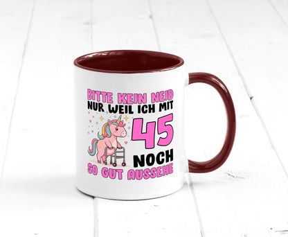 45. Geburtstag | 45 Jahre Mit noch so gut aussehen Geschenk Geschenkidee