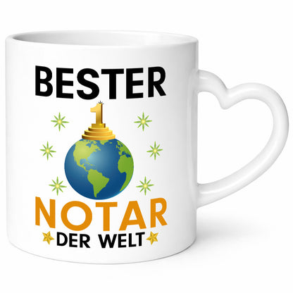 Welt Bester Notar | Jurist lustiger Spruch Geschenk Humor Geschenkidee Tasse