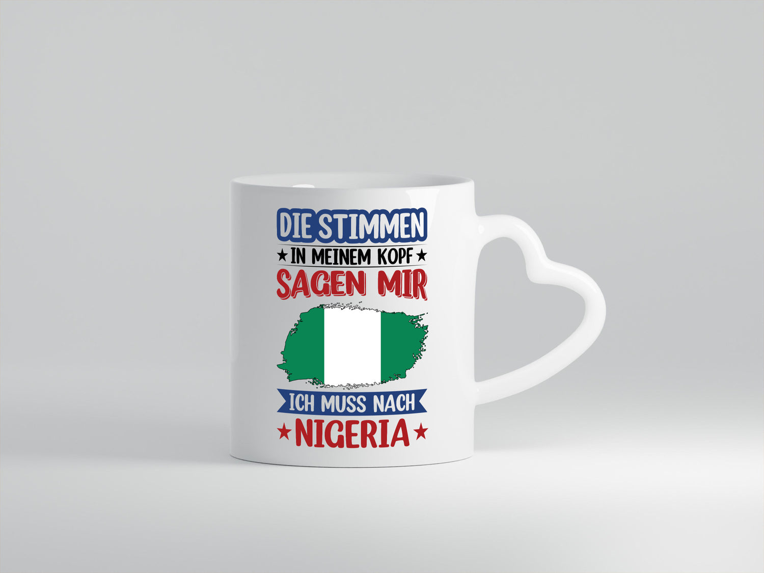 Nigeria | Urlaub Stimmen in meinem Kopf Traumland Geschenk Humor Geschenkidee
