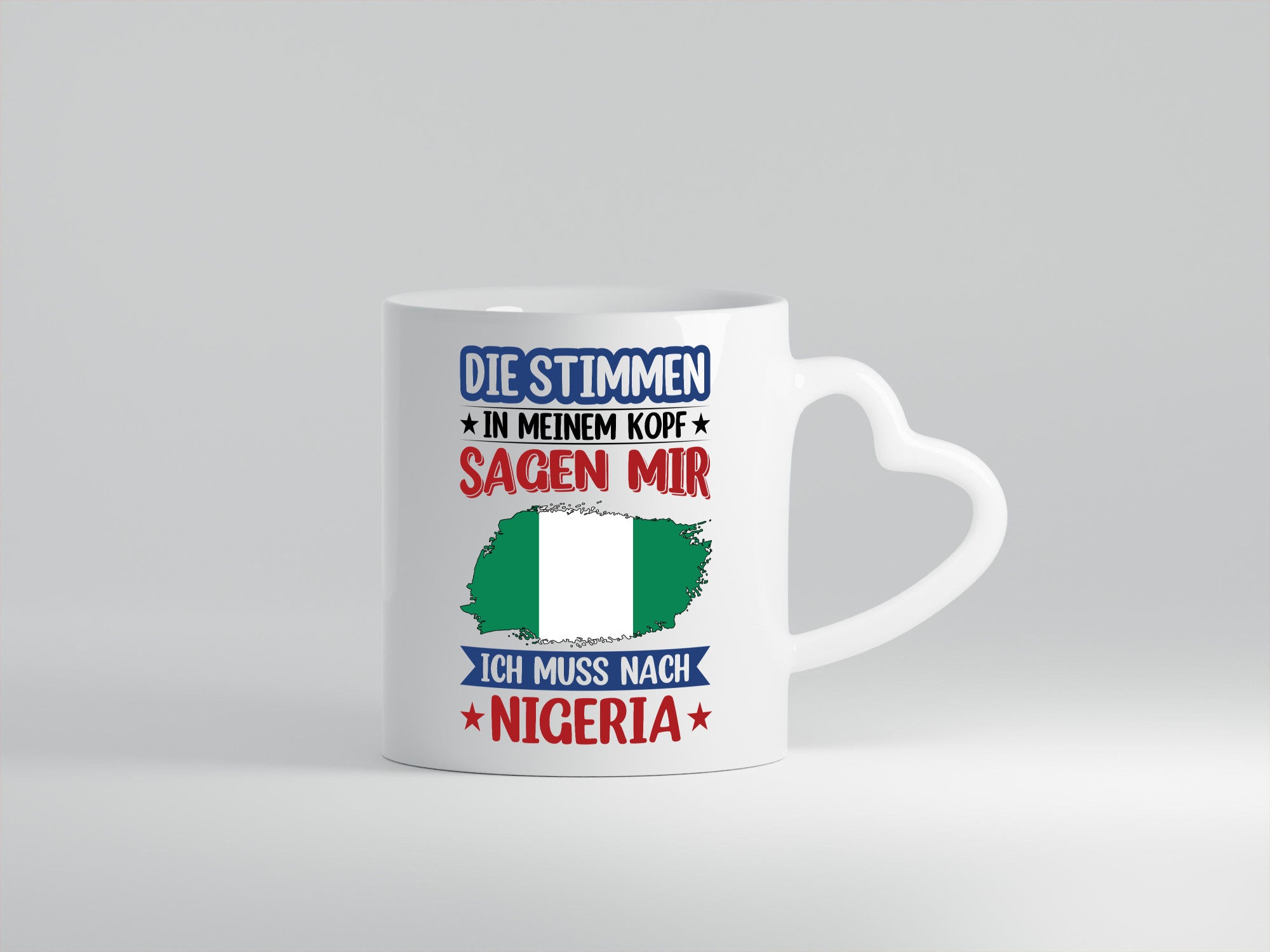 Nigeria | Urlaub Stimmen in meinem Kopf Traumland Geschenk Humor Geschenkidee
