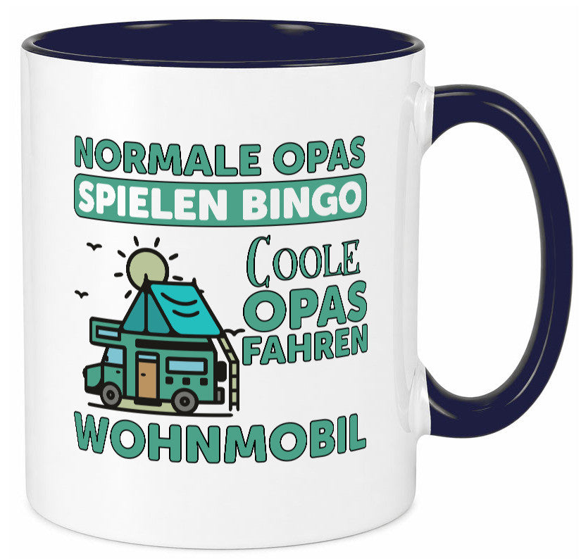 Opas spielen Bingo, coole fahren Wohnmobil | Vögel Geschenk Familie