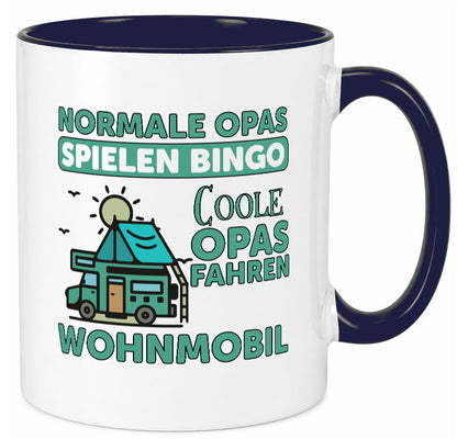 Opas spielen Bingo, coole fahren Wohnmobil | Vögel Geschenk Familie