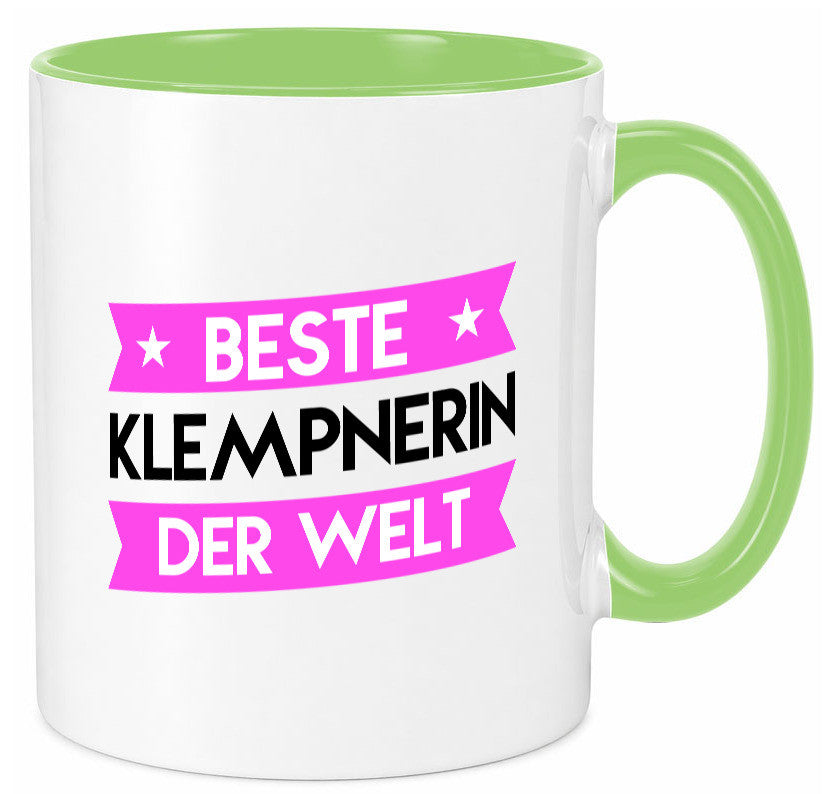 Beste Klempnerin | Klempnerinnen Geschenkidee Humor Tasse