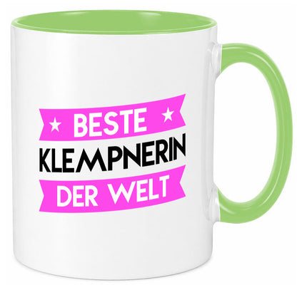 Beste Klempnerin | Klempnerinnen Geschenkidee Humor Tasse