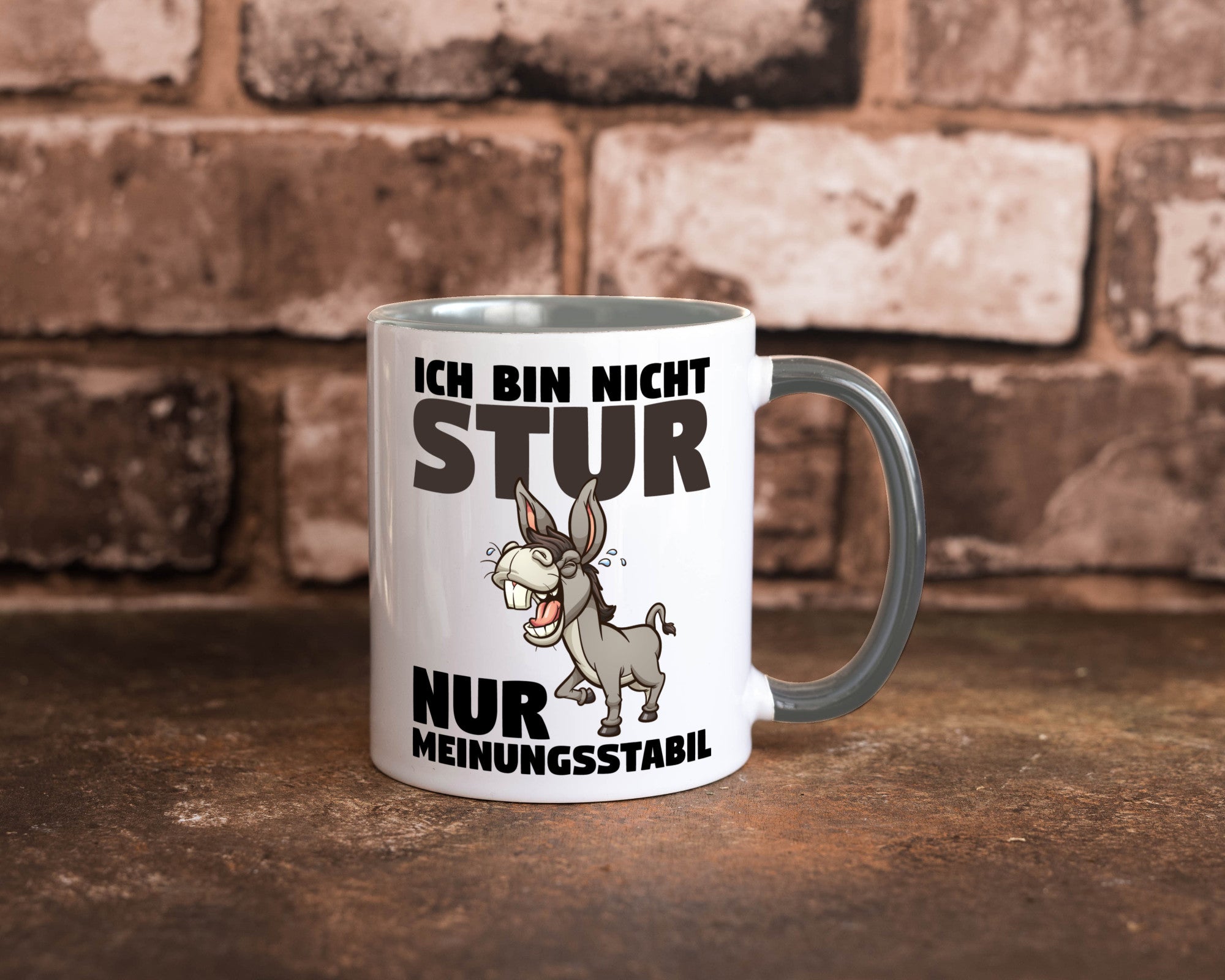 Sturer Esel | Sturkopf Tasse Dickkopf Spruch Humor lustiger Geschenk