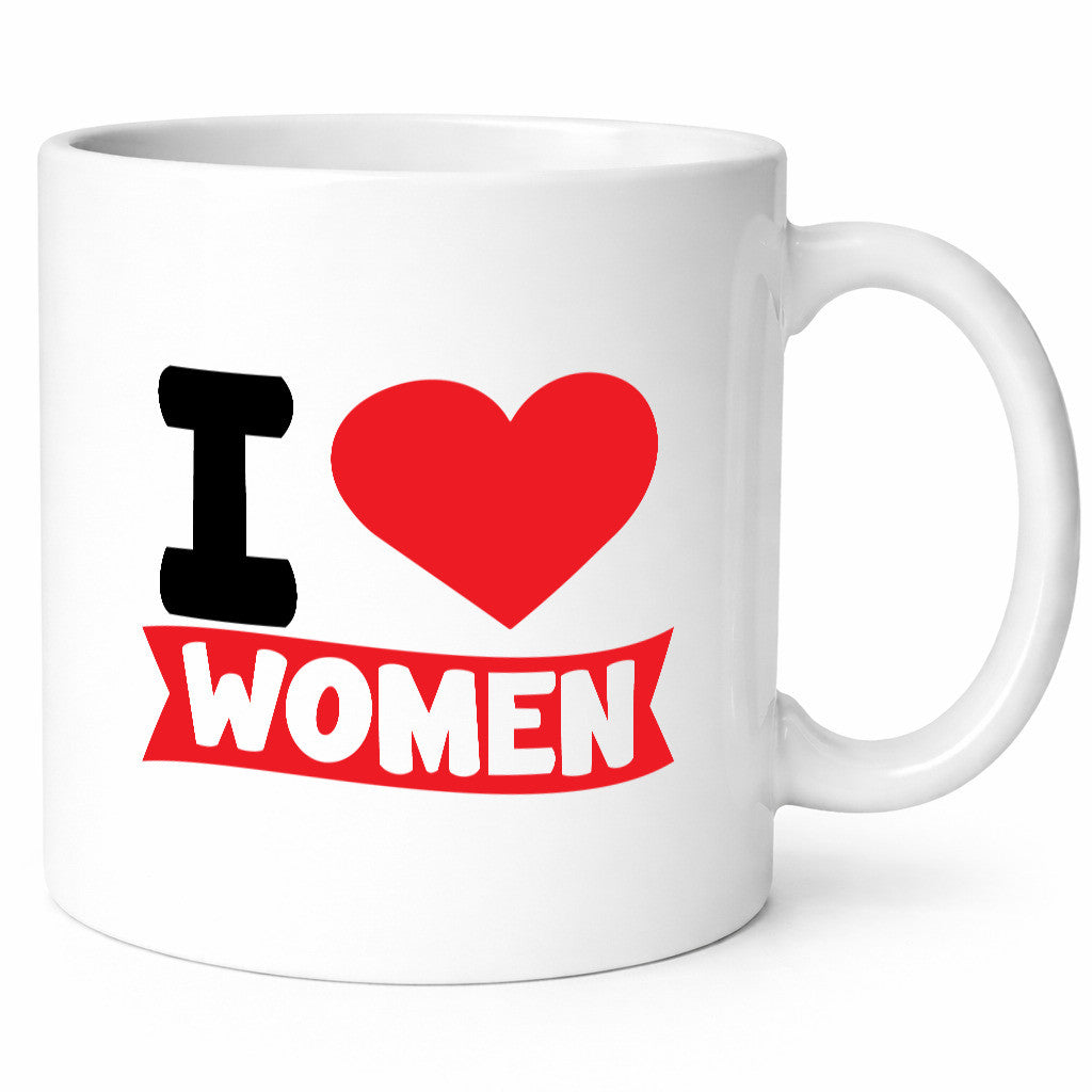 I love woman | Frauen Ich liebe v2 lustig Familie Geschenkidee Geschenk Tasse