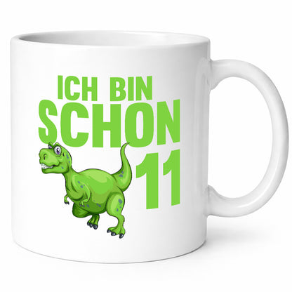 11. Geburtstag | 11 Jahre Dino Dinosaurier Geschenk Geschenkidee lustiger