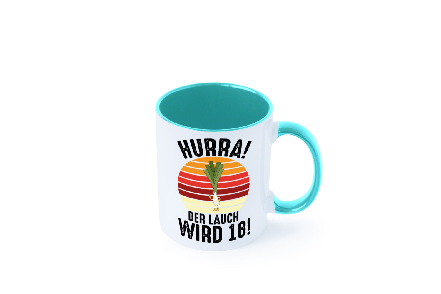 Hurra der lauch wird 18 | 18. Geburtstag Ehrentag lustiger Spruch Geschenk