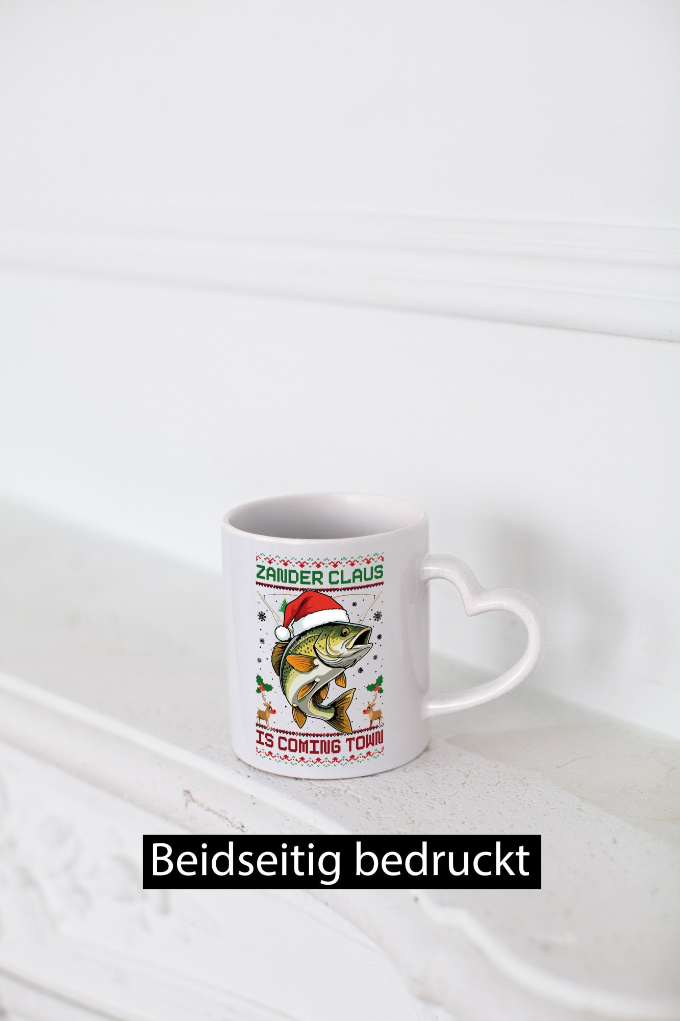Zander Claus | Ugly Christmas Angler Geschenk Humor Geschenkidee lustiger