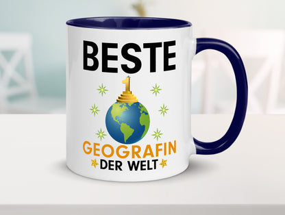 Welt Beste Geografin | Geografie lustiger Spruch Geschenk Humor Geschenkidee