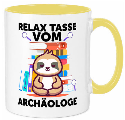 Relax Tasse: Archäologe | Archäologie Forscher lustig Humor Geschenkidee