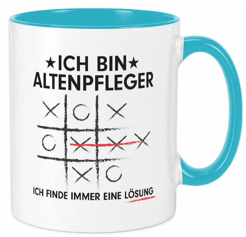 Lösung finden: Altenpfleger | Pflegepersonal v2 lustiger Spruch Geschenk Humor
