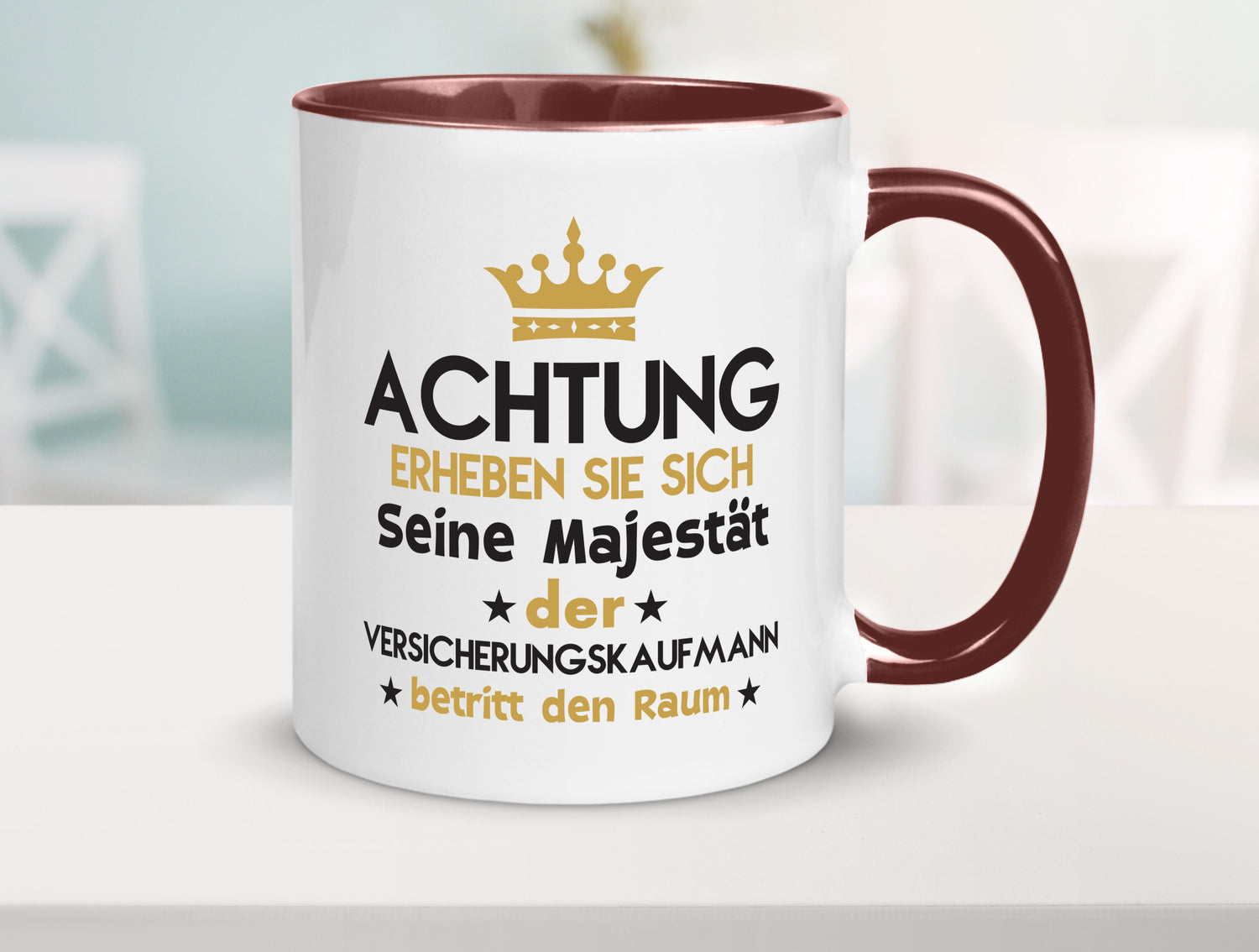 Seine Majestät Versicherungskaufmann | Kaufmann Geschenkidee Humor Tasse