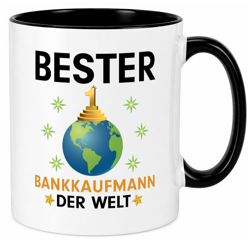 Welt Bester Bankkaufmann | Kaufmann Bank Kaufleute lustiger Spruch Geschenk Tasse