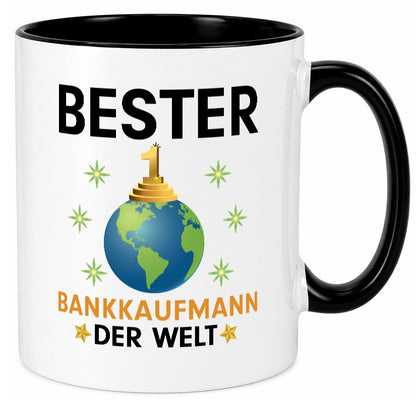 Welt Bester Bankkaufmann | Kaufmann Bank Kaufleute lustiger Spruch Geschenk Tasse