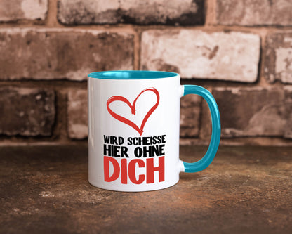 Wird Scheisse Geschenk Humor Geschenkidee lustiger Spruch Tasse
