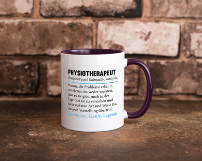 Physiotherapeut | Beruf Spruch Text lustig v2 Humor Arbeit Kollegen Büro
