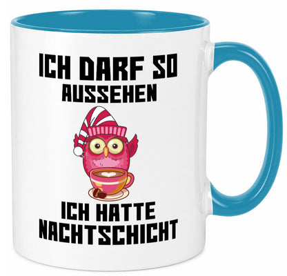 Nachtschicht Eule | Spruch Arbeit müde Nachtjob Geschenkidee Kollegen Büro