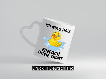 Ich mag halt einfach Enten okay | Entenliebhaber lustiger Spruch Geschenk Humor