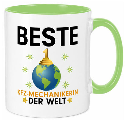 Welt Beste KFZ-Mechanikerin | Mechaniker KFZ Geschenk Humor Geschenkidee Tasse