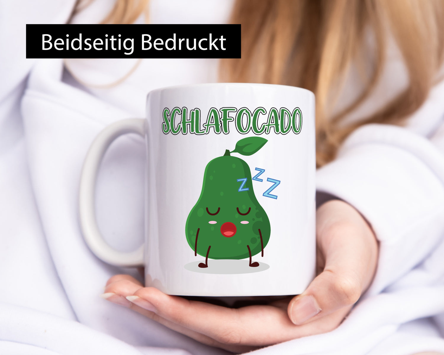 Schlafocado | Müde Avocado ich will noch Schlafen lustiger Spruch Geschenk