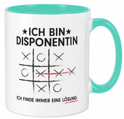 Lösung finden: Disponentin | Zuteilerin v2 lustiger Spruch Geschenk Humor