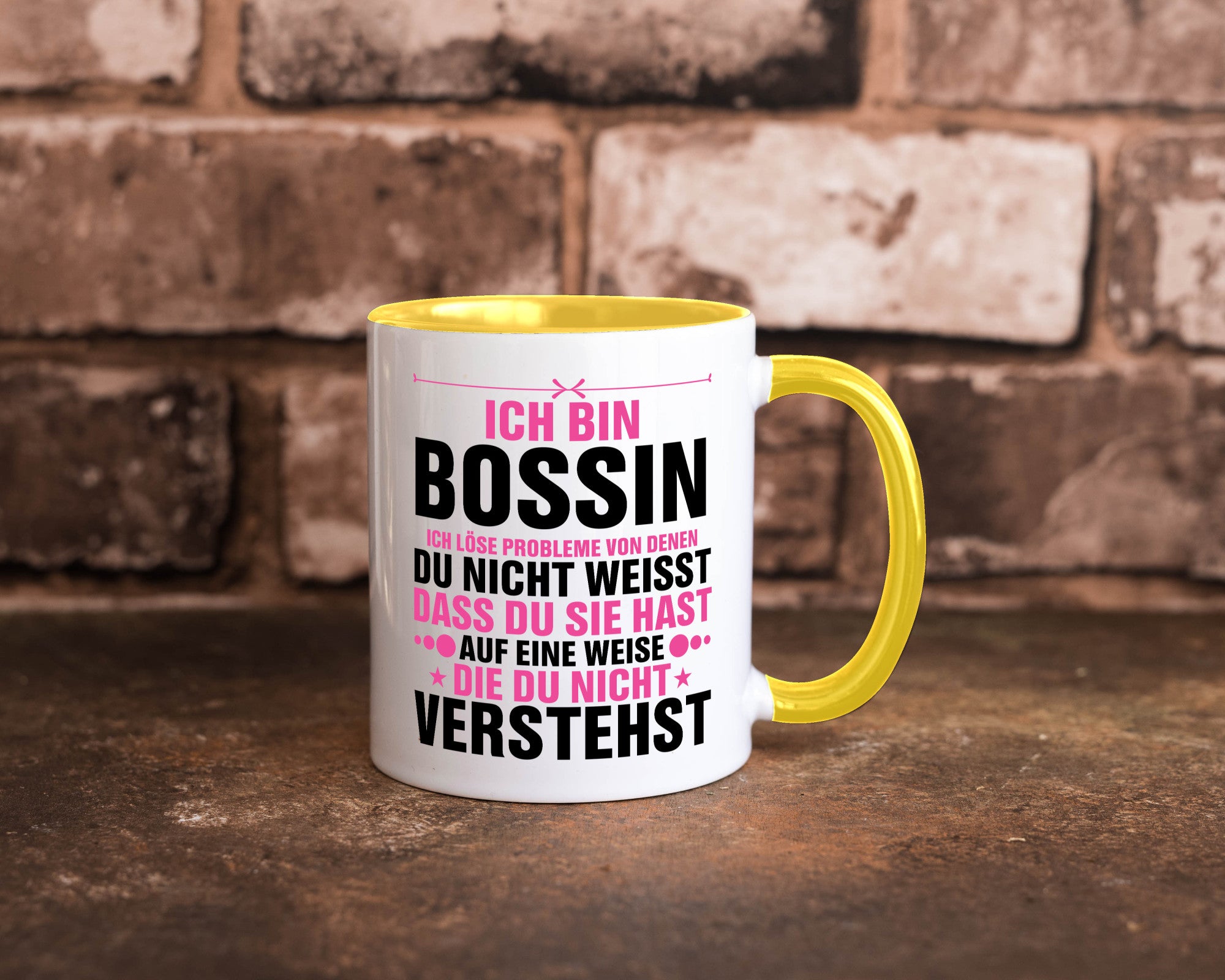 Löse Probleme: Bossin | Führungskraft Vorgesetzte lustig Humor Geschenkidee