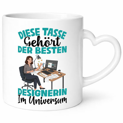 Im Universum: Designerin | Mode Geschenk Humor Geschenkidee lustiger Spruch