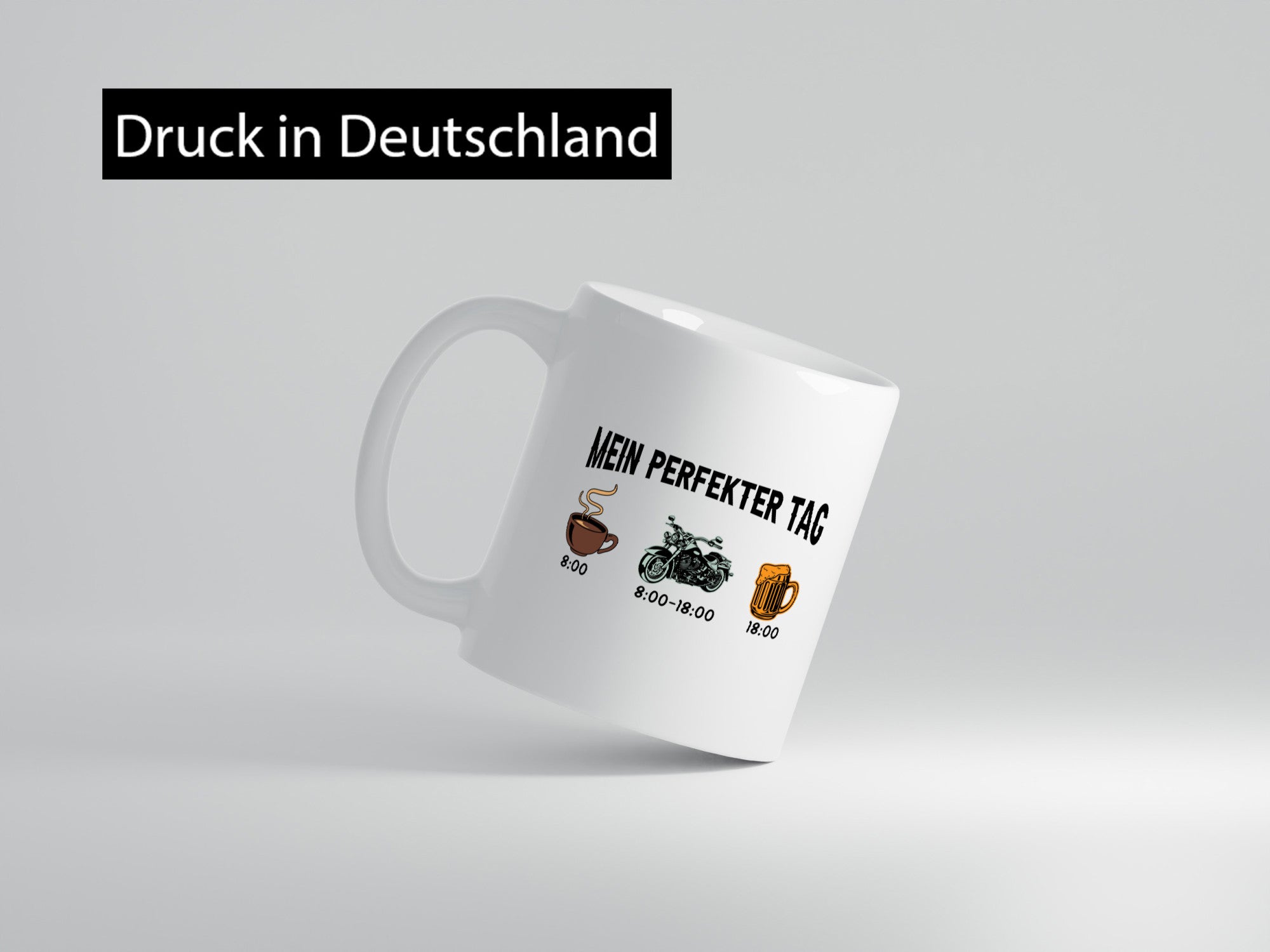 Perfekter Tag | Kaffee Motorrad Bier lustiger Spruch Geschenk Humor
