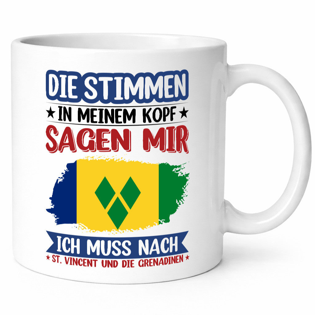 St. Vincent und die Grenadinen | Urlaub Stimmen im Kopf v2 Humor Geschenkidee
