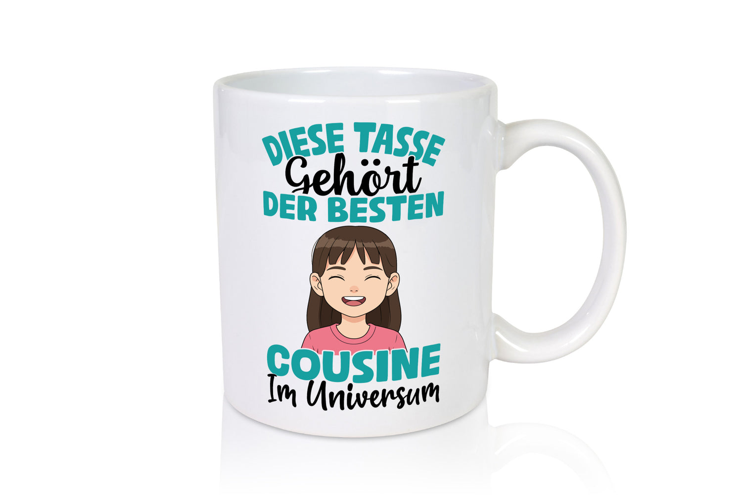 Im Universum: Cousine | Familie Verwandschaft Humor Geschenkidee Tasse