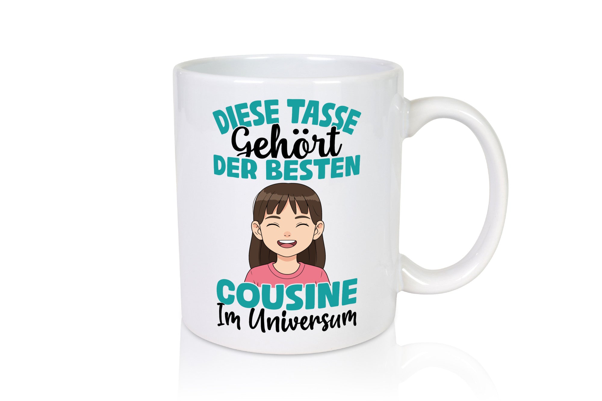 Im Universum: Cousine | Familie Verwandschaft Humor Geschenkidee Tasse