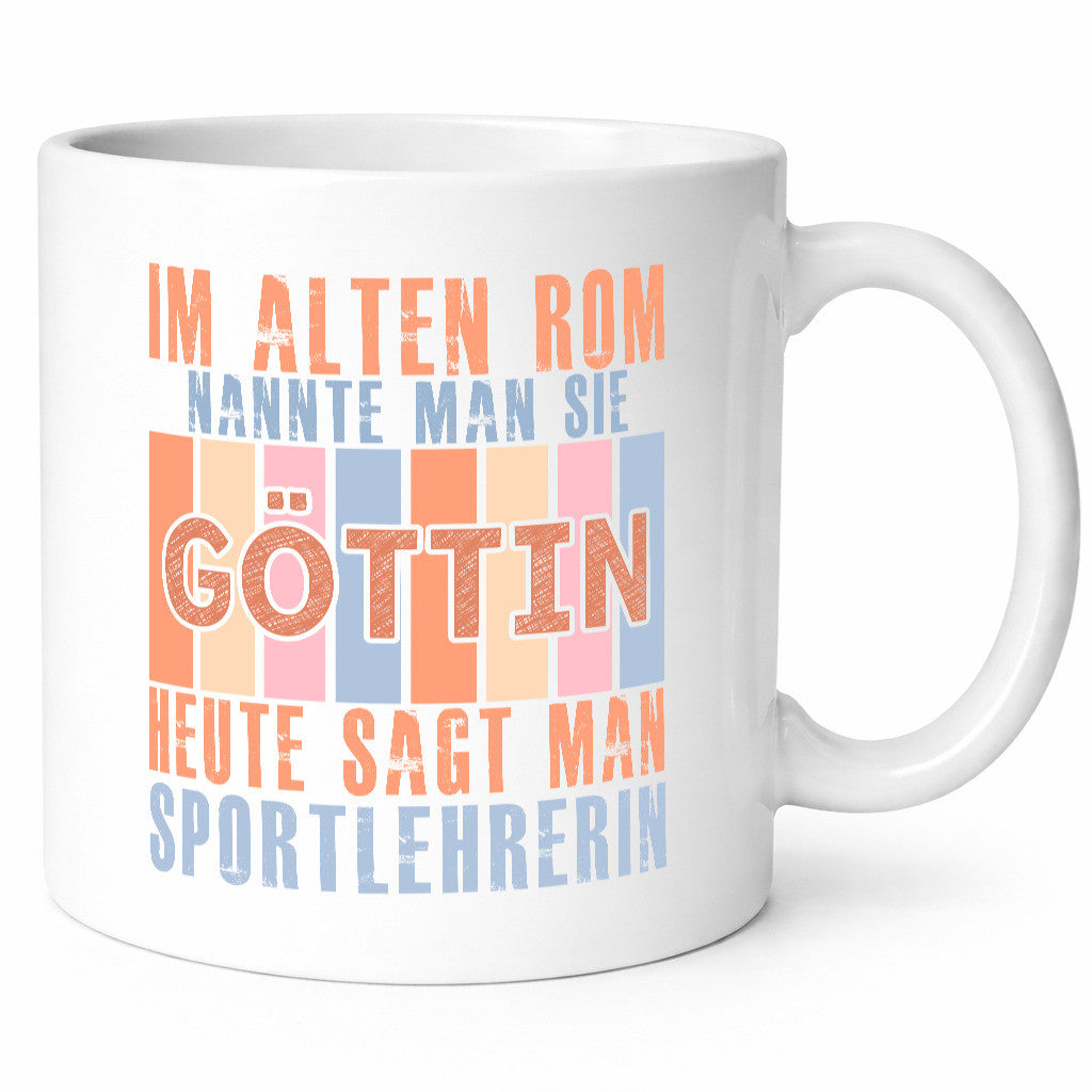 Heute sagt man: Sportlehrerin | Lehrer Sport lustig Humor Geschenkidee Geschenk
