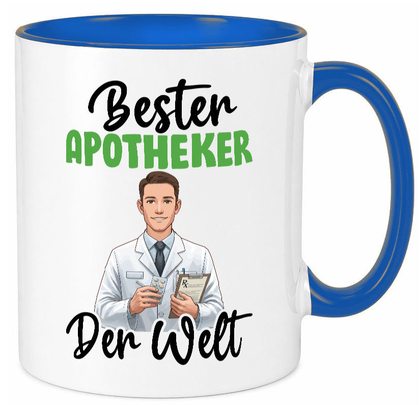 Bester Apotheker | Apotheke Pharmazie v2 Humor Geschenkidee Tasse