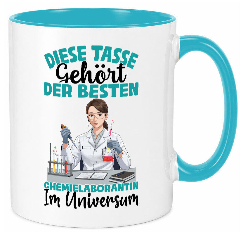 Im Universum: Chemielaborantin | Laborantin Chemie lustiger Spruch Geschenk