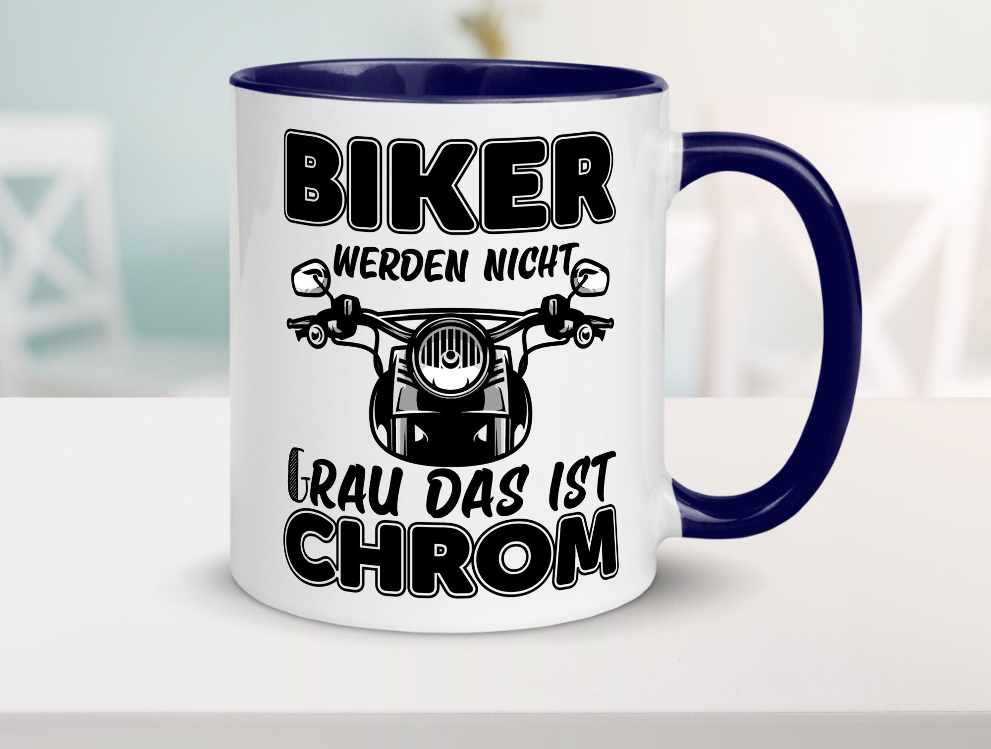 Biker werden nicht grau | Motorrradfahrer Tasse Humor Geschenkidee