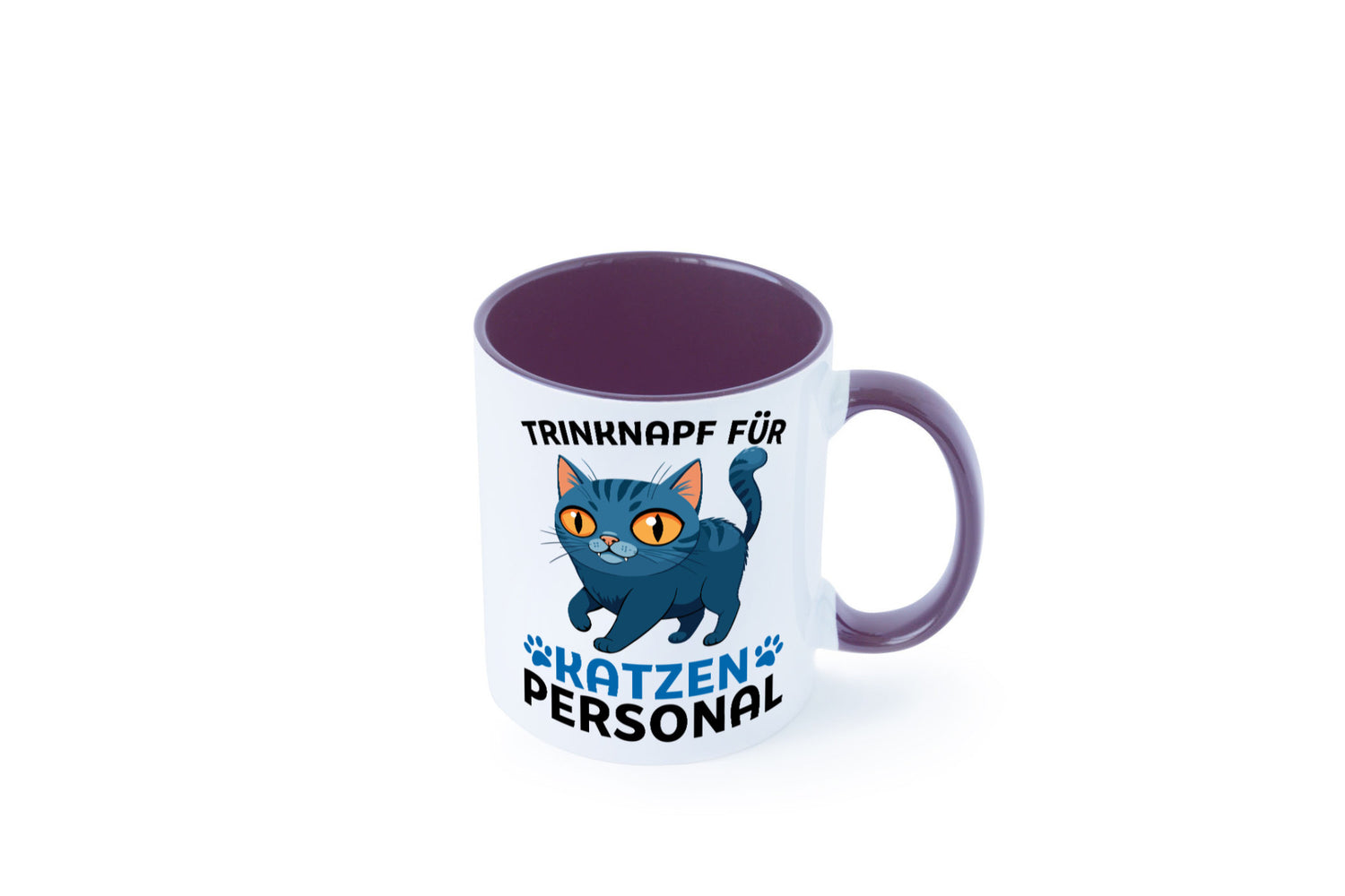 Katzen Personal | Katzenbesitzer Tasse Katze Humor vl2 Tierliebhaber