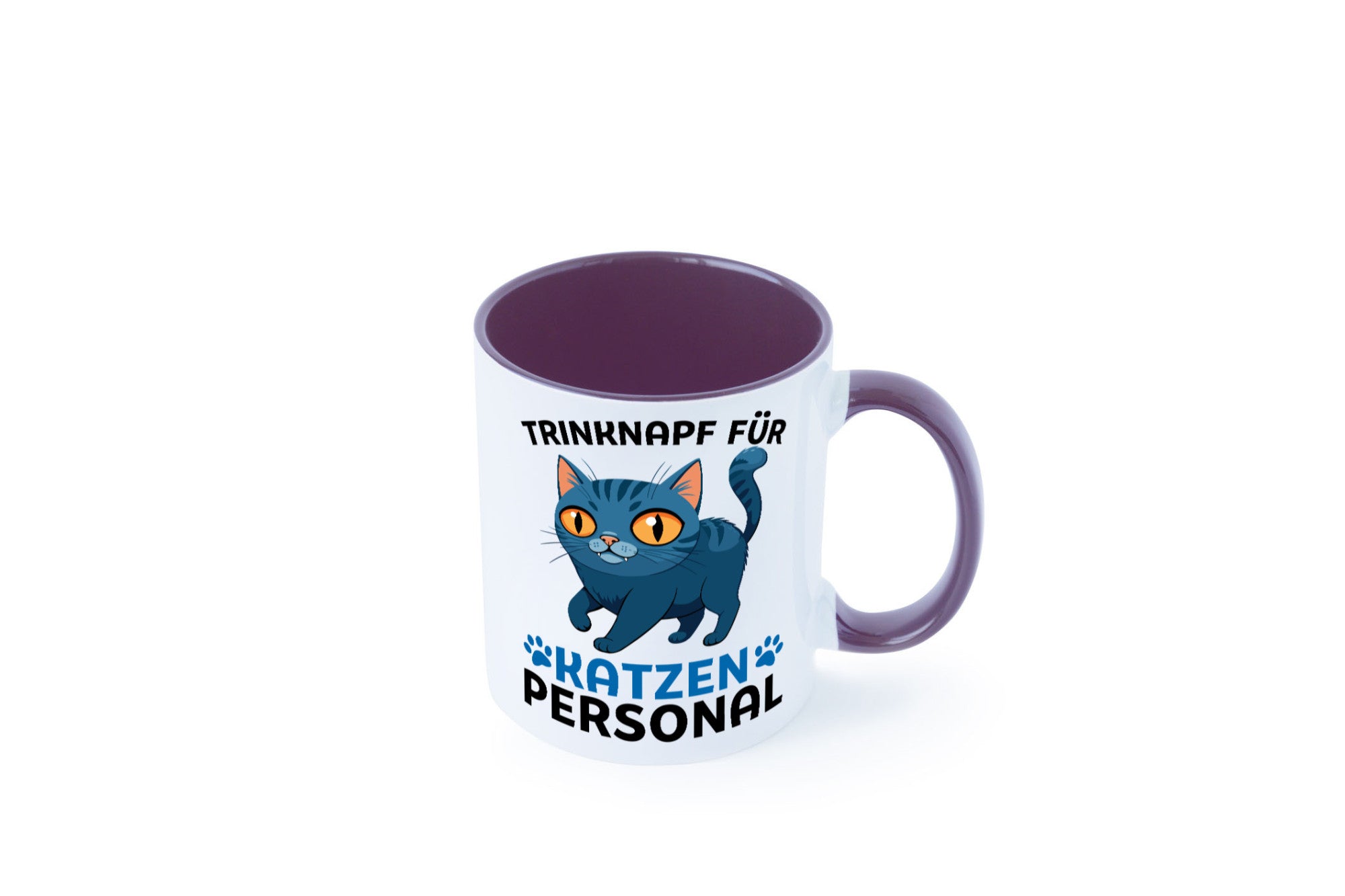 Katzen Personal | Katzenbesitzer Tasse Katze Humor vl2 Tierliebhaber