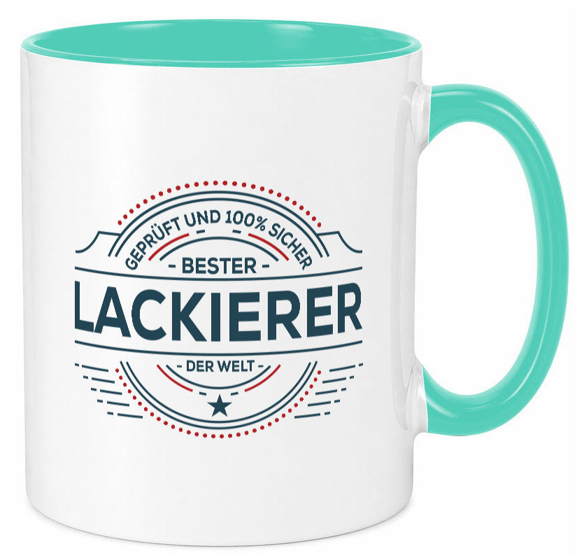 Geprüft und sicher: Lackierer | Definition lackieren Geschenk Humor