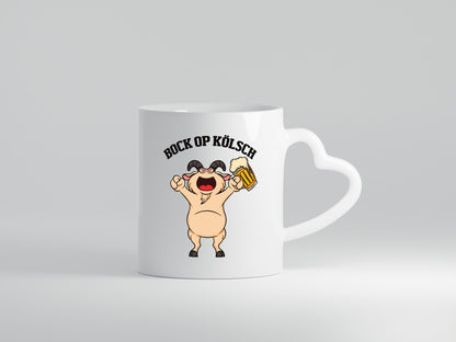 Bock op Kölsch | Schwein| Bierglas Humor Geschenkidee Tasse
