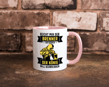 König will schweissen | Schweisser Sterne lustiger Spruch Geschenk Humor