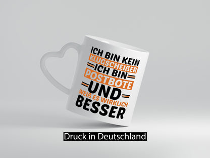 Bin kein Klugscheißer | Postbote Briefträger Paketdienst Humor Geschenkidee