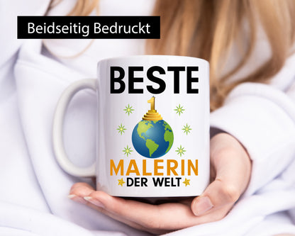 Welt Bester Malerin | Malerinnen Geschenk Humor Geschenkidee lustiger Spruch