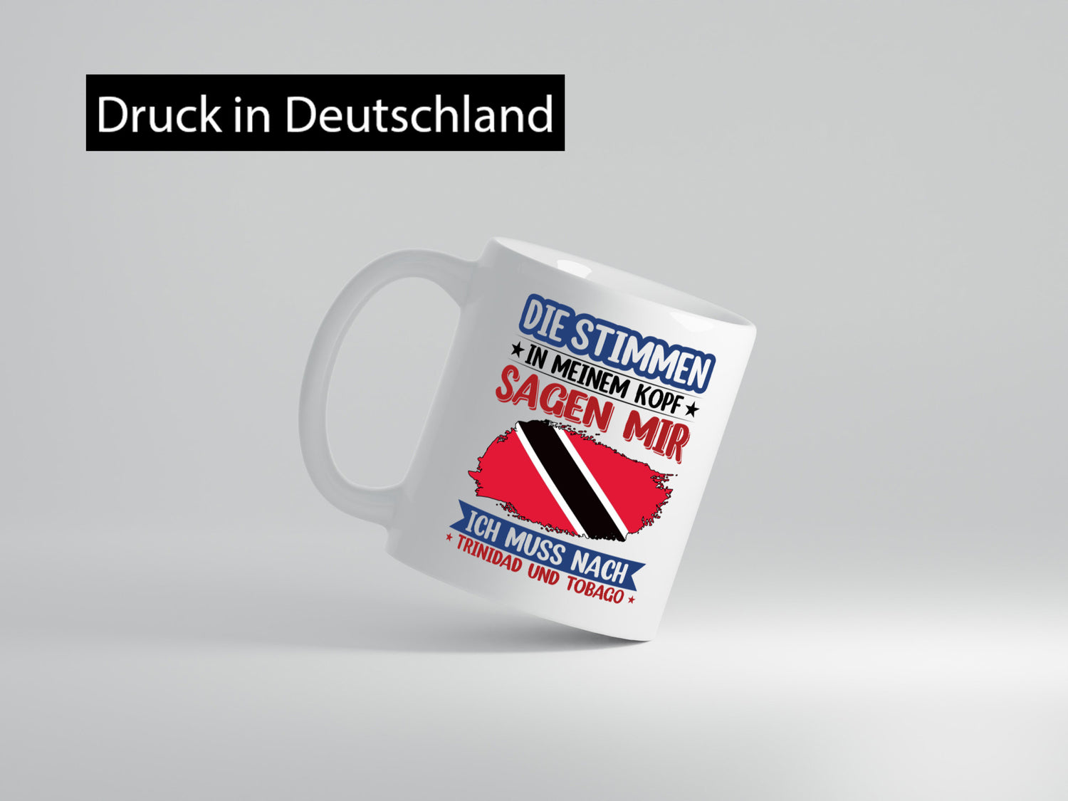 Trinidad und Tobago | Urlaub Stimmen in meinem Kopf v2 Geschenkidee Humor Tasse