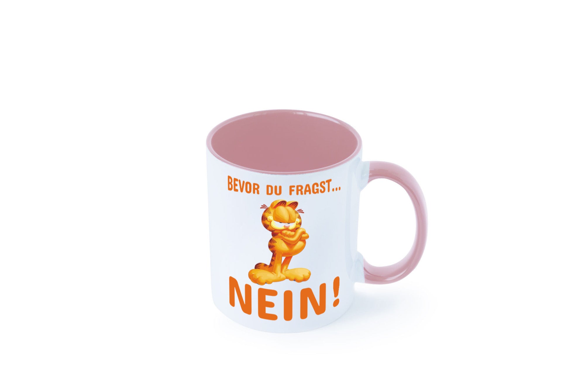 Bevor du fragst? Nein! | grimmige Katze Spruchtasse lustig Tierliebhaber Humor