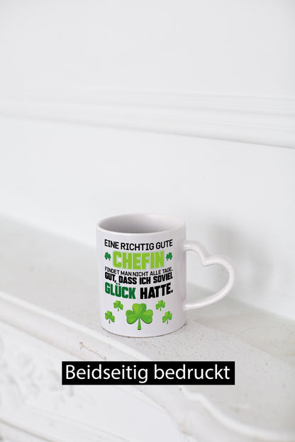 Gute Chefin lustiger Spruch Geschenk Arbeit Kollegen Büro Tasse
